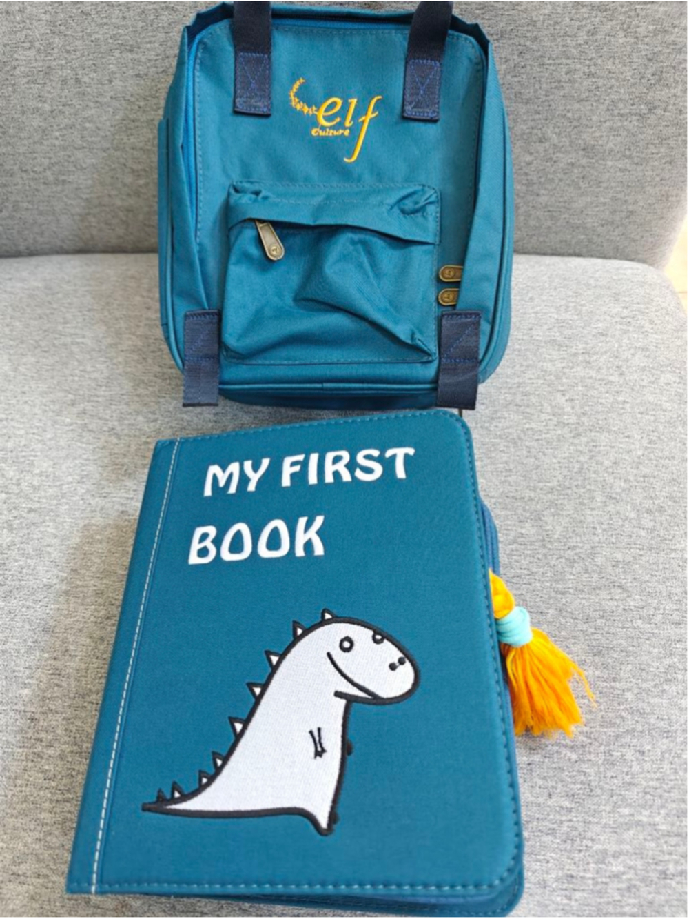 Baby My First Book Learning Toy One Size Blue Green